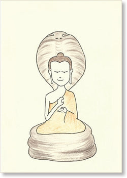 Buddha with Cobra